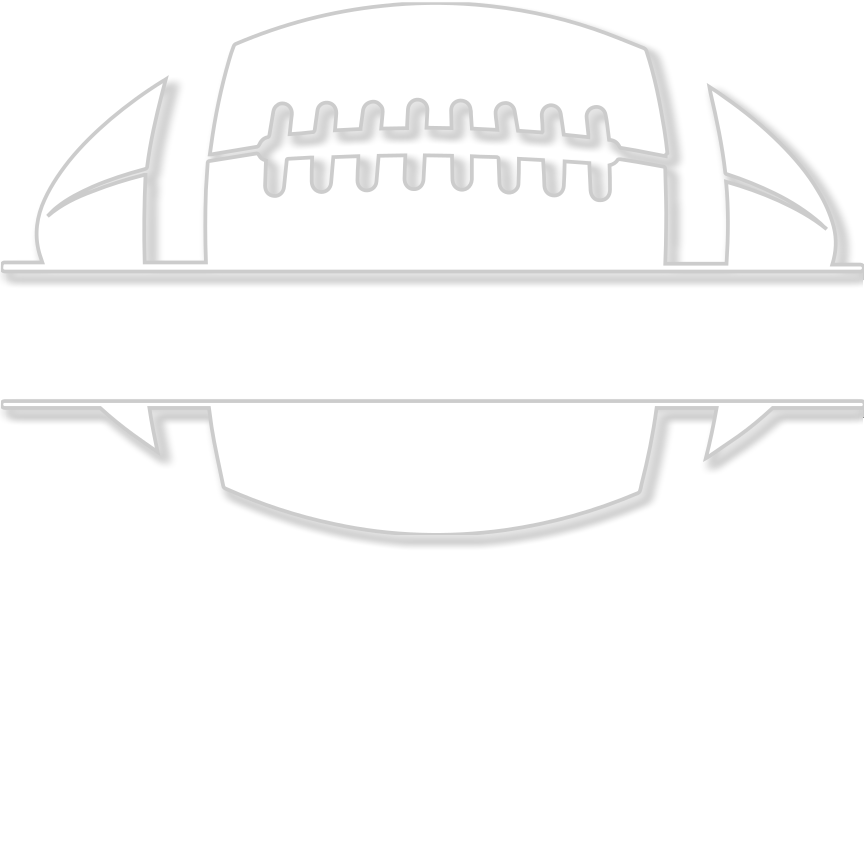 Football Removable Vinyl Decal – Choose the Name
