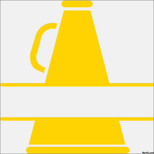 Cheer Megaphone Wall Decal