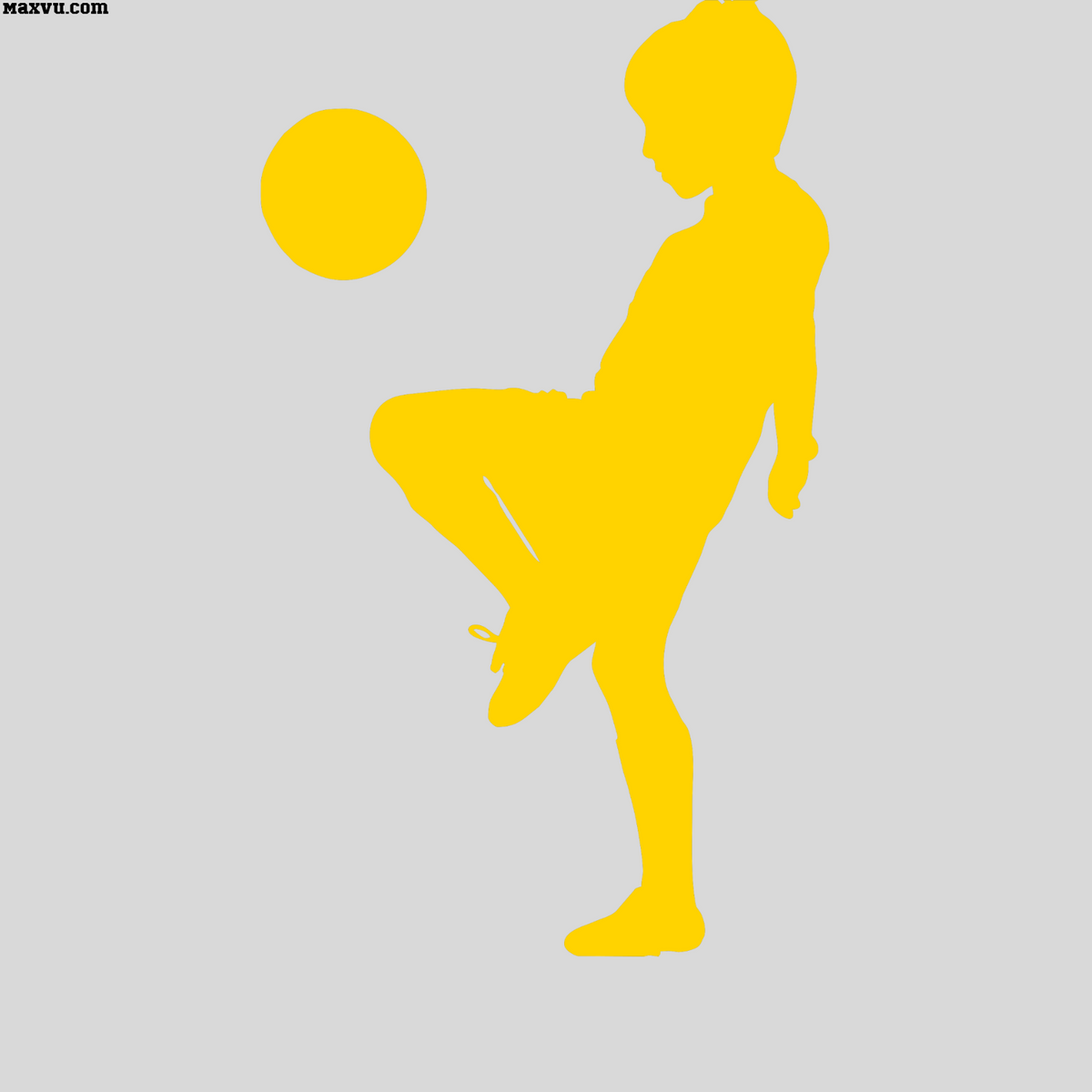 Soccer Player – Dribbling Off the Knee