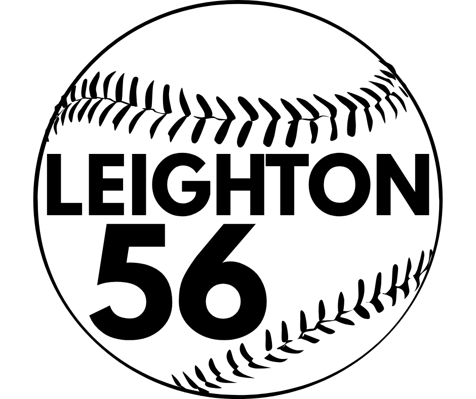 Baseball silhouette vinyl wall graphic featuring a baseball with name and number