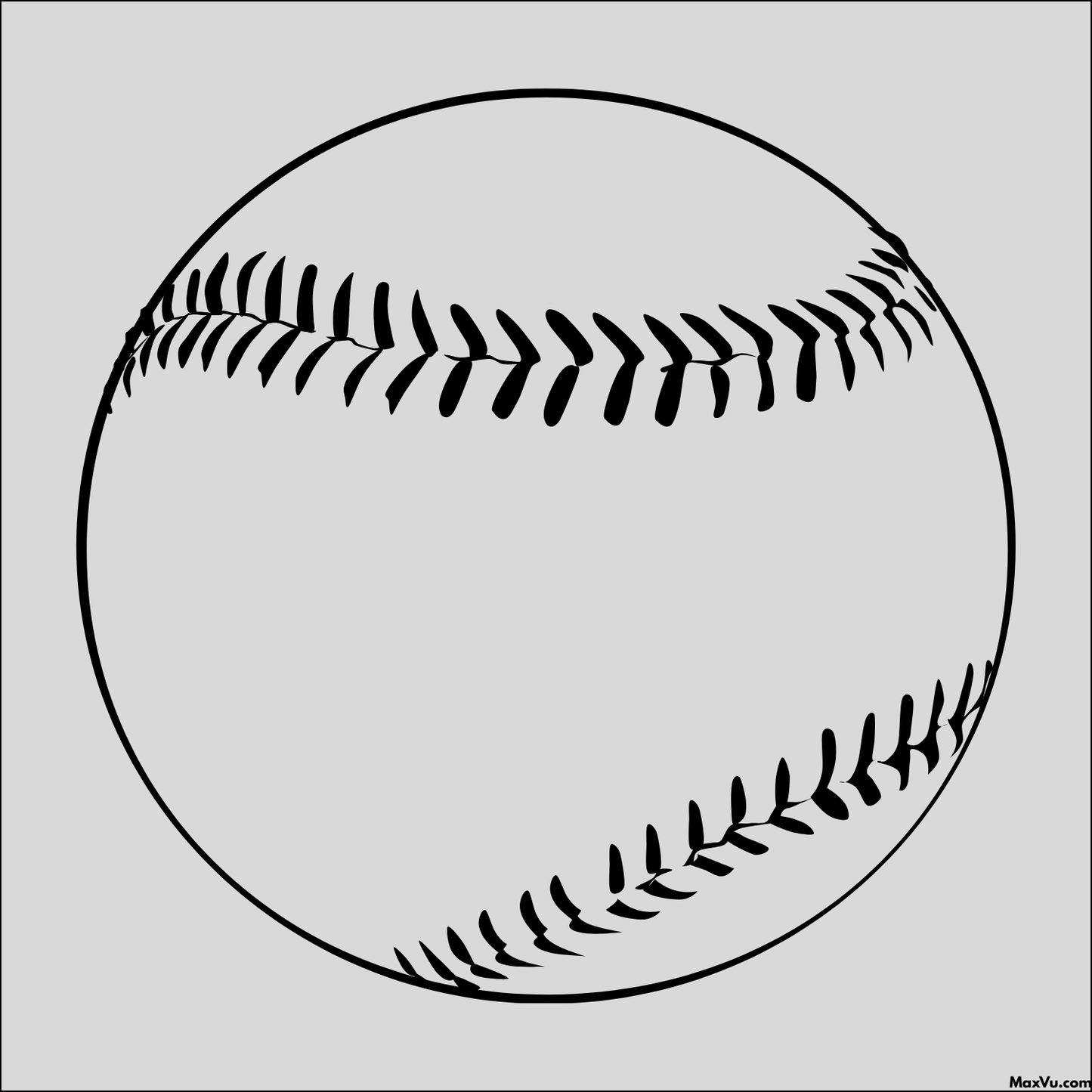 Baseball/Softball Stitches Wall Decal with Custom Name and Number