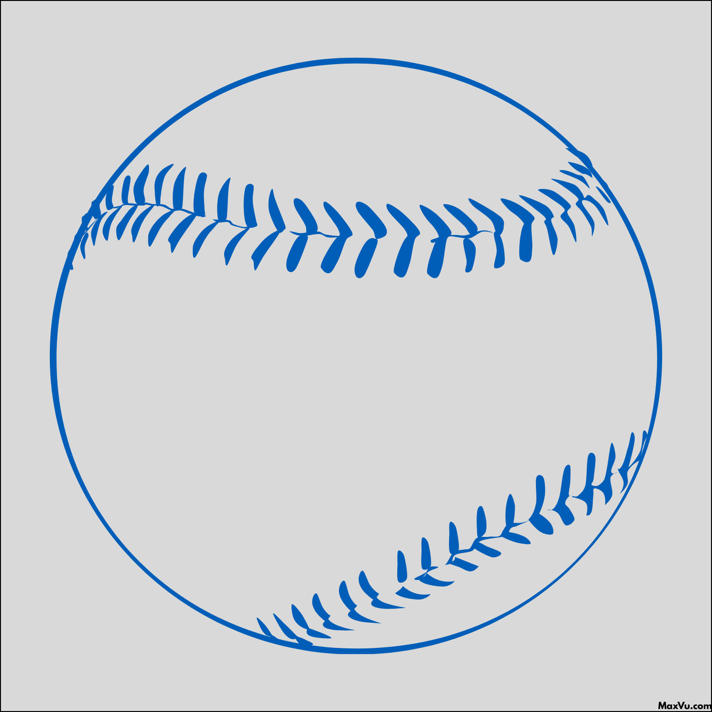 Baseball/Softball Stitches Wall Decal with Custom Name and Number