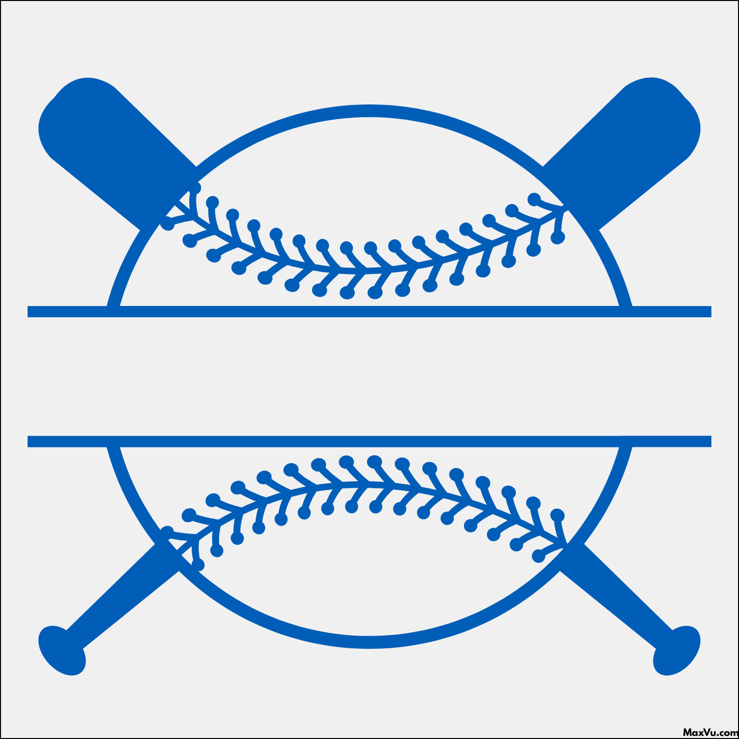 Personalized Baseball Wall Graphic – Crossed Bats Design (Custom Name & Number)