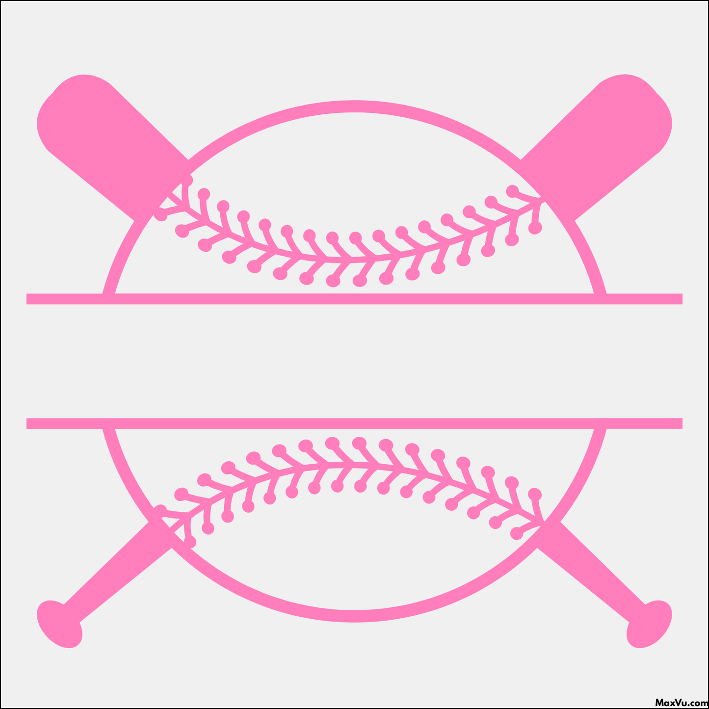 Personalized Baseball Wall Graphic – Crossed Bats Design (Custom Name & Number)