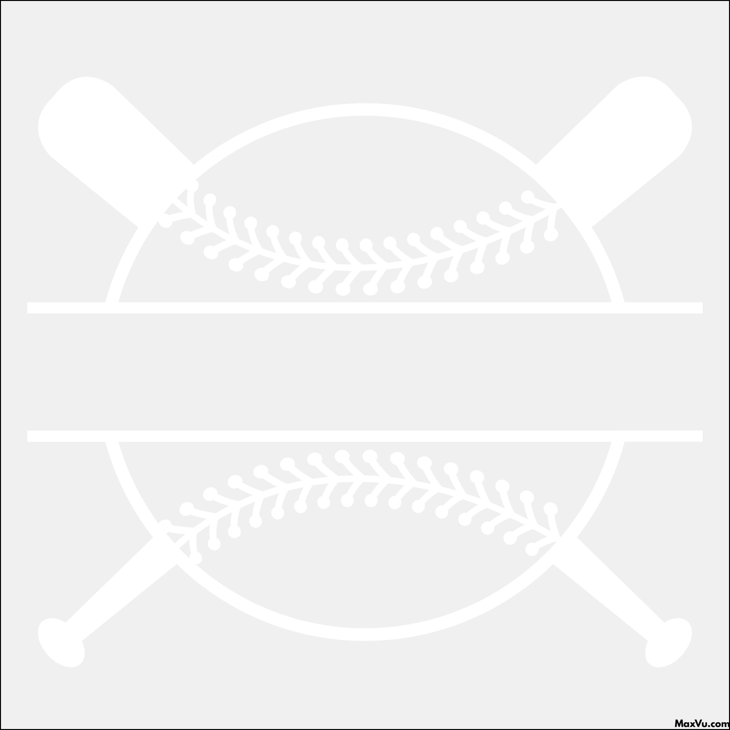 Personalized Baseball Wall Graphic – Crossed Bats Design (Custom Name & Number)