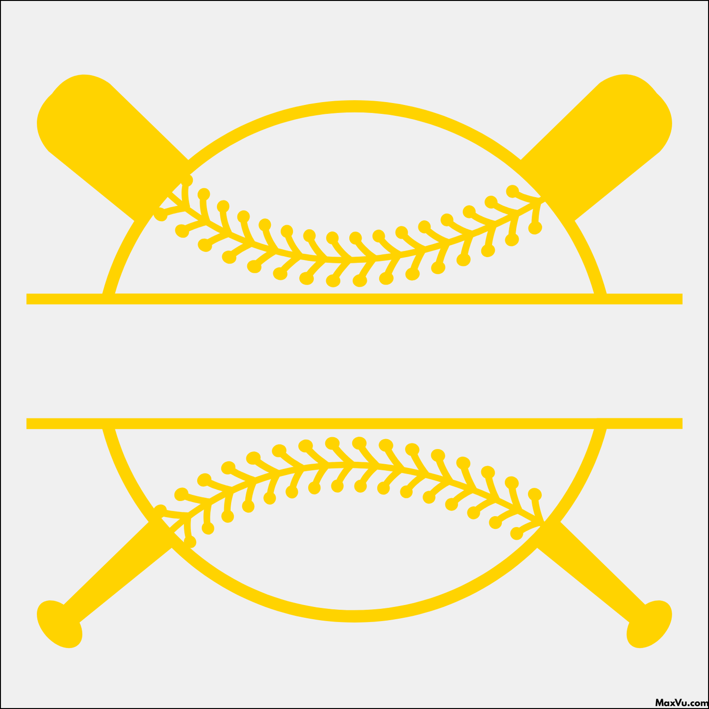 Personalized Baseball Wall Graphic – Crossed Bats Design (Custom Name & Number)