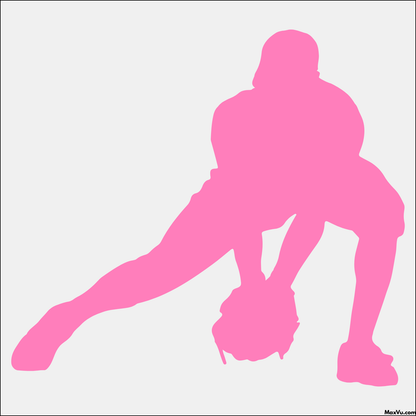 Baseball Infielder Wall Decal