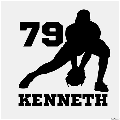 Baseball Infielder Wall Decal