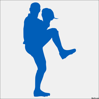 Baseball Pitcher Windup Wall Decal – Premium Removable Vinyl