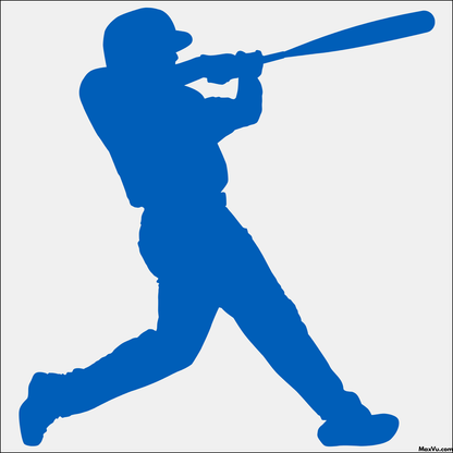 Personalized Baseball/Softball Hitter Wall Decal