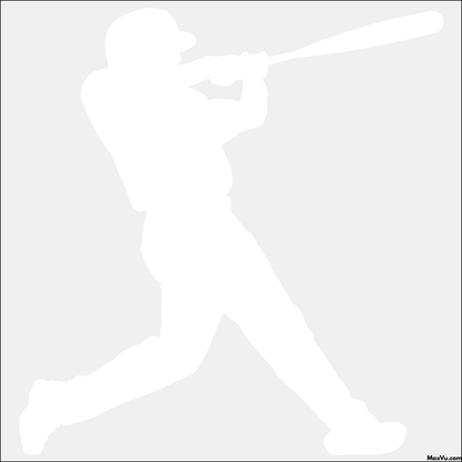Personalized Baseball/Softball Hitter Wall Decal