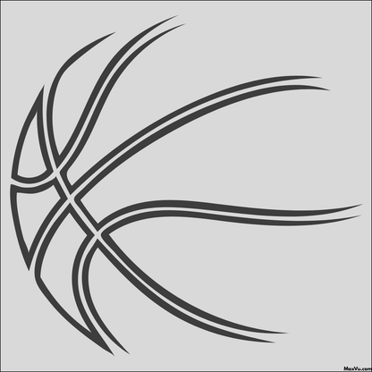 Speed‑Line Basketball with Custom Name