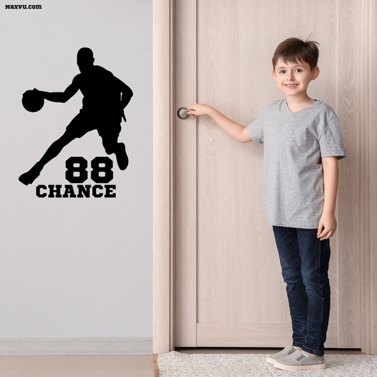 Basketball Player Dribbling