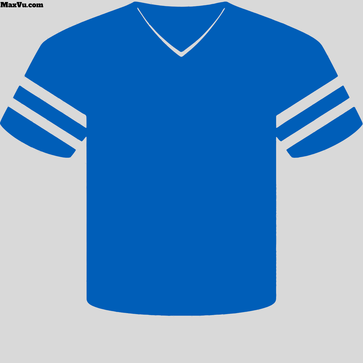Blue Jersey for maxvu.com removable vinyl