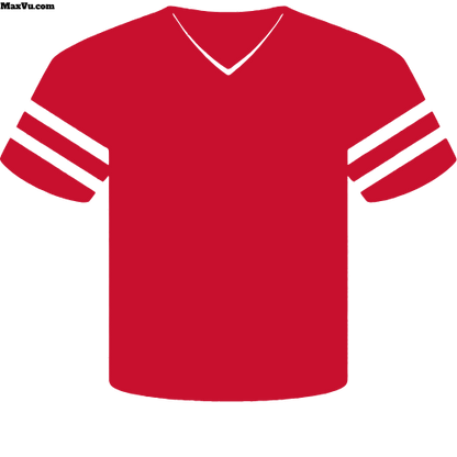 Custom Football Jersey Vinyl Decal – Personalized Name & Number