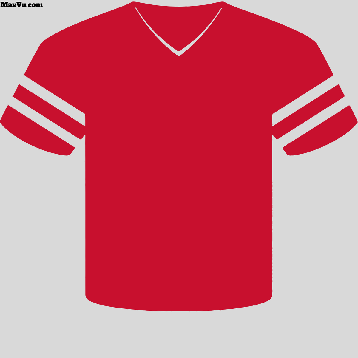 Red Jersey for maxvu.com removable vinyl