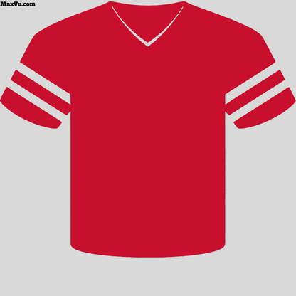 Red Jersey for maxvu.com removable vinyl