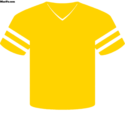 Custom Football Jersey Vinyl Decal – Personalized Name & Number