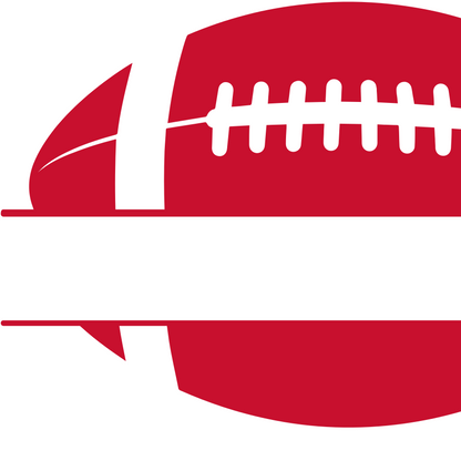 Football Removable Vinyl Decal – Choose the Name