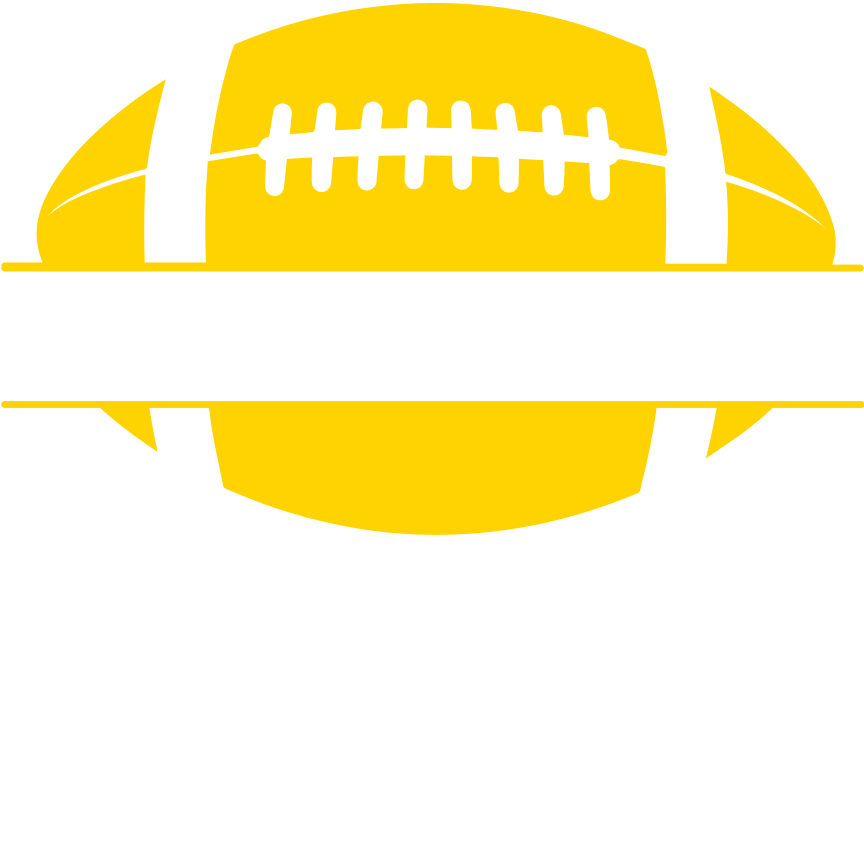 Football Removable Vinyl Decal – Choose the Name