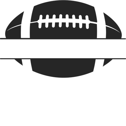 Football Removable Vinyl Decal – Choose the Name