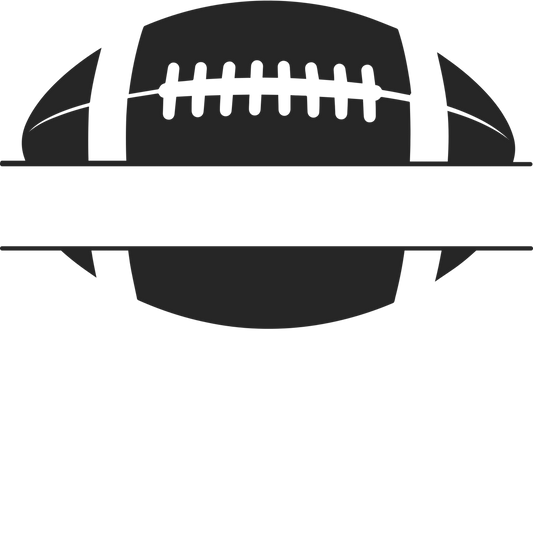 Football Removable Vinyl Decal – Choose the Name