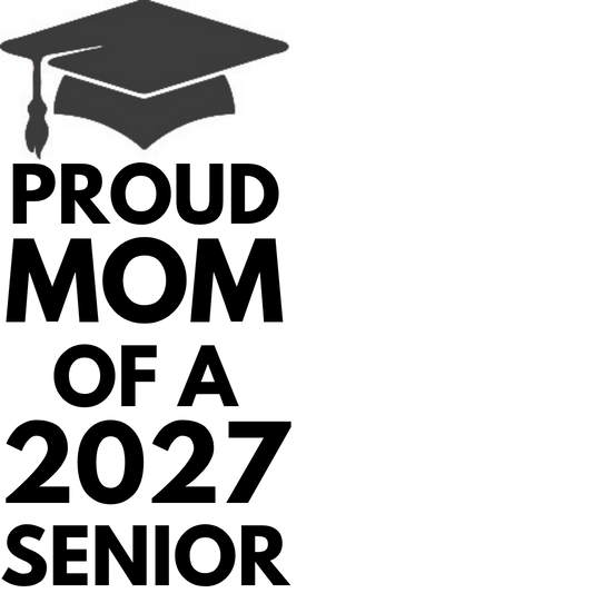 Proud Parent Graduation Car Decal – Customizable Relative & Year
