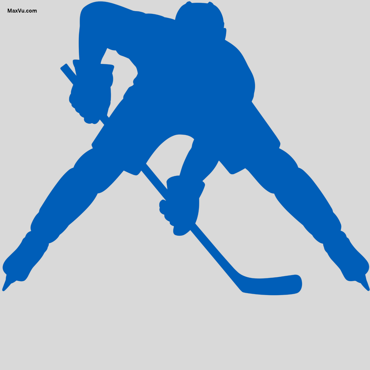 Hockey Faceoff Wall Graphic – Custom Name & Number