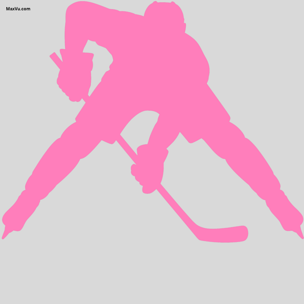 Hockey Faceoff Wall Graphic – Custom Name & Number