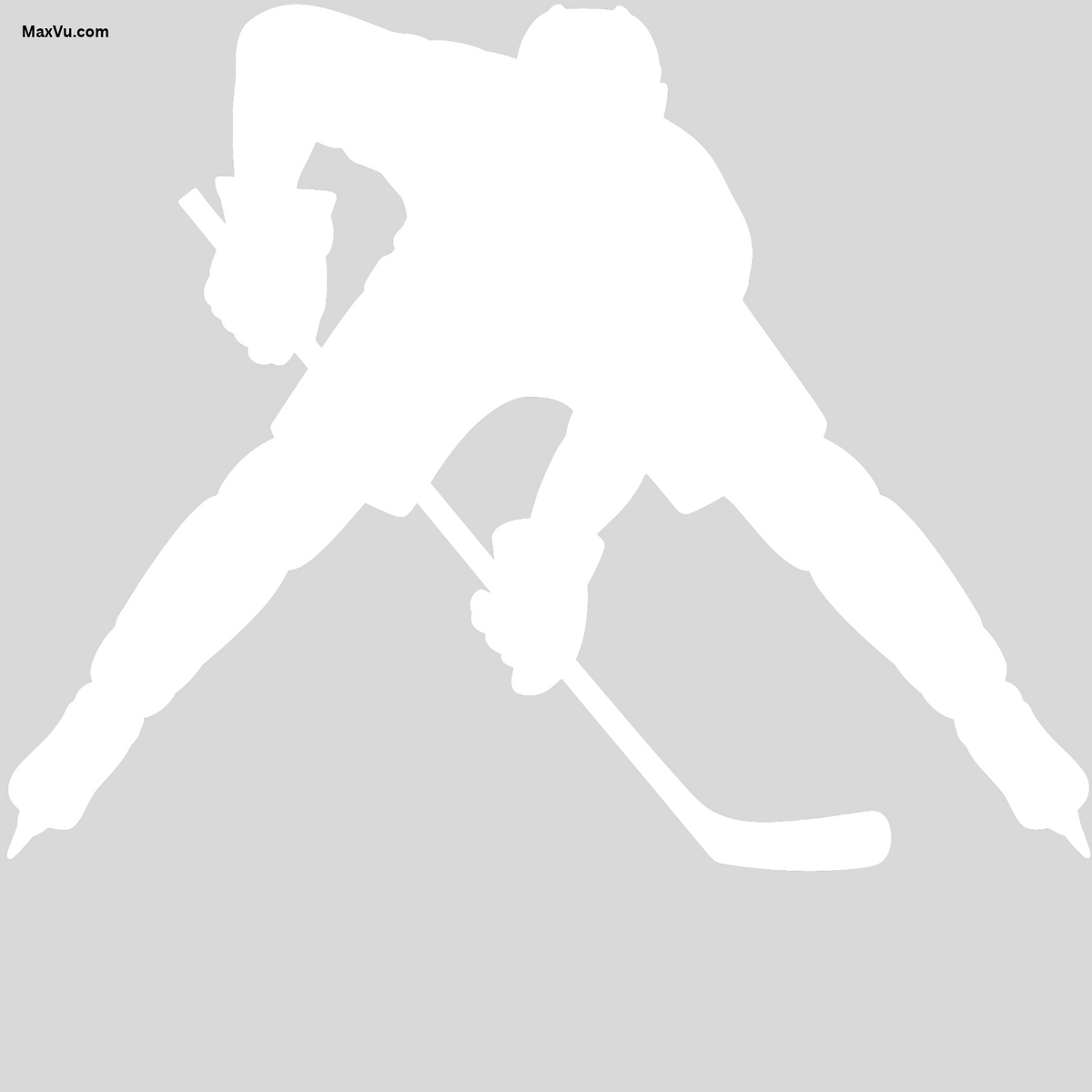Hockey Faceoff Wall Graphic – Custom Name & Number