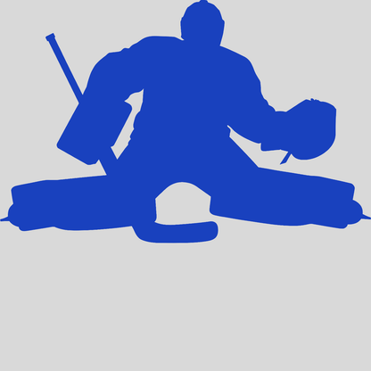 Hockey Goalie Butterfly Save Wall Graphic – Custom Name & Number