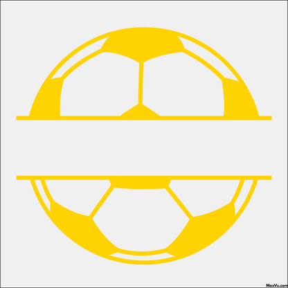 Soccer Ball Wall Decal with Custom Name