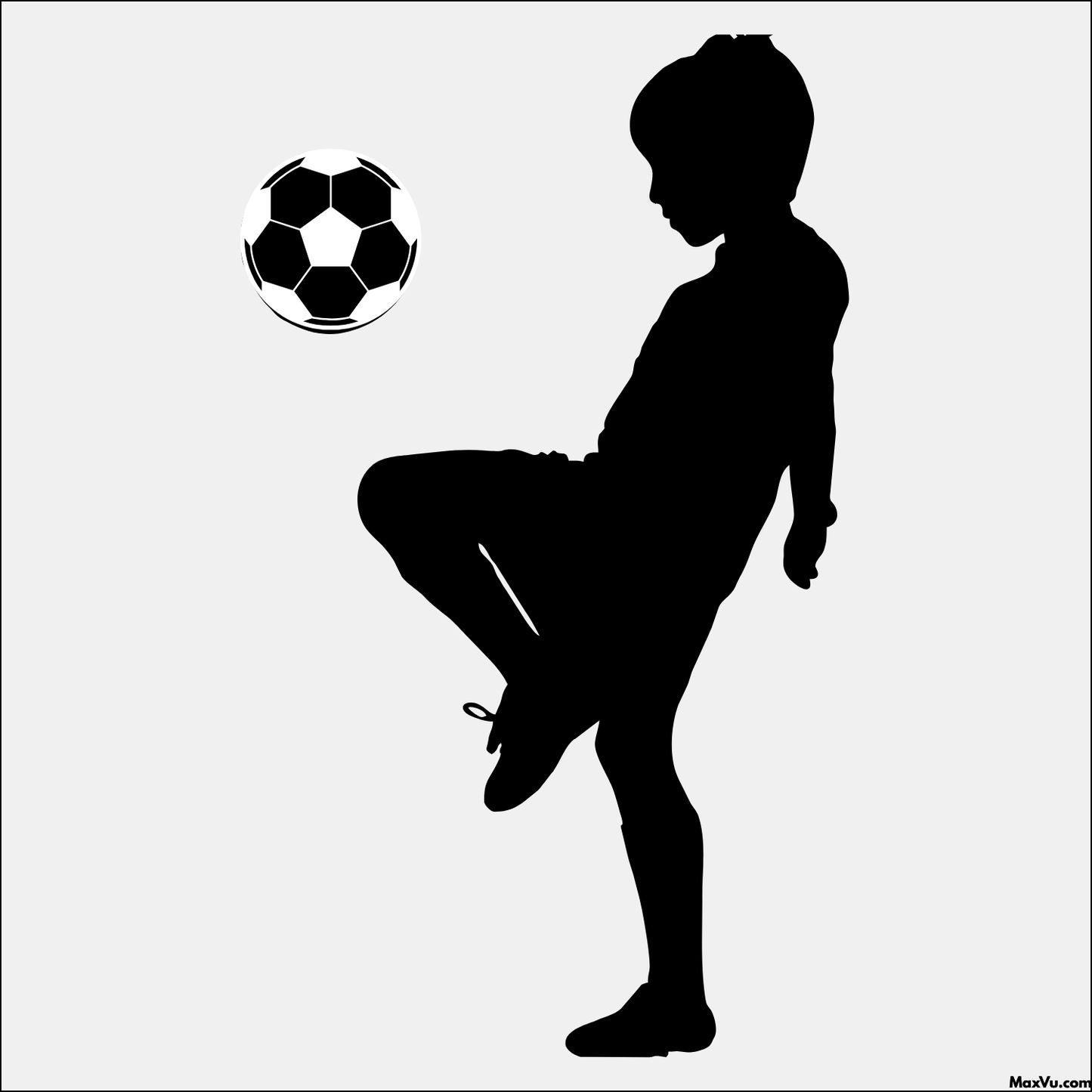 Soccer Player – Dribbling Off the Knee