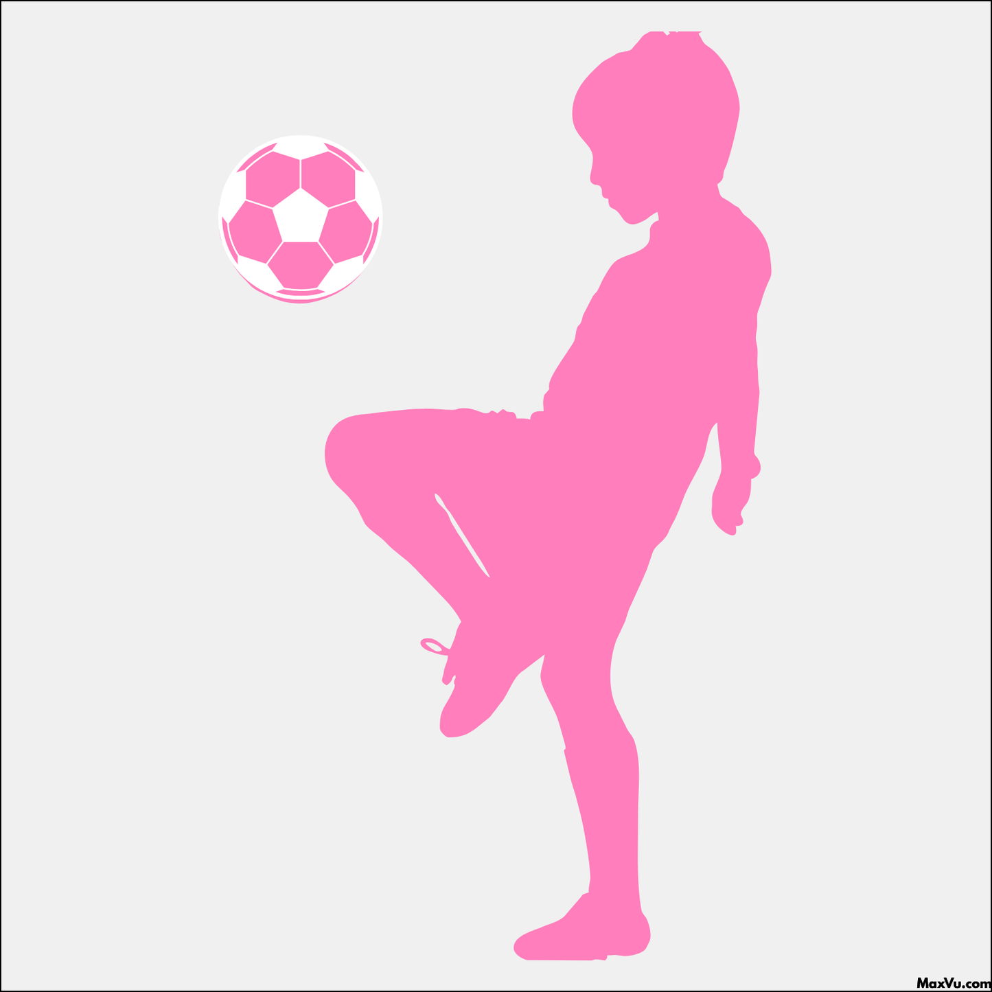 Soccer Player – Dribbling Off the Knee