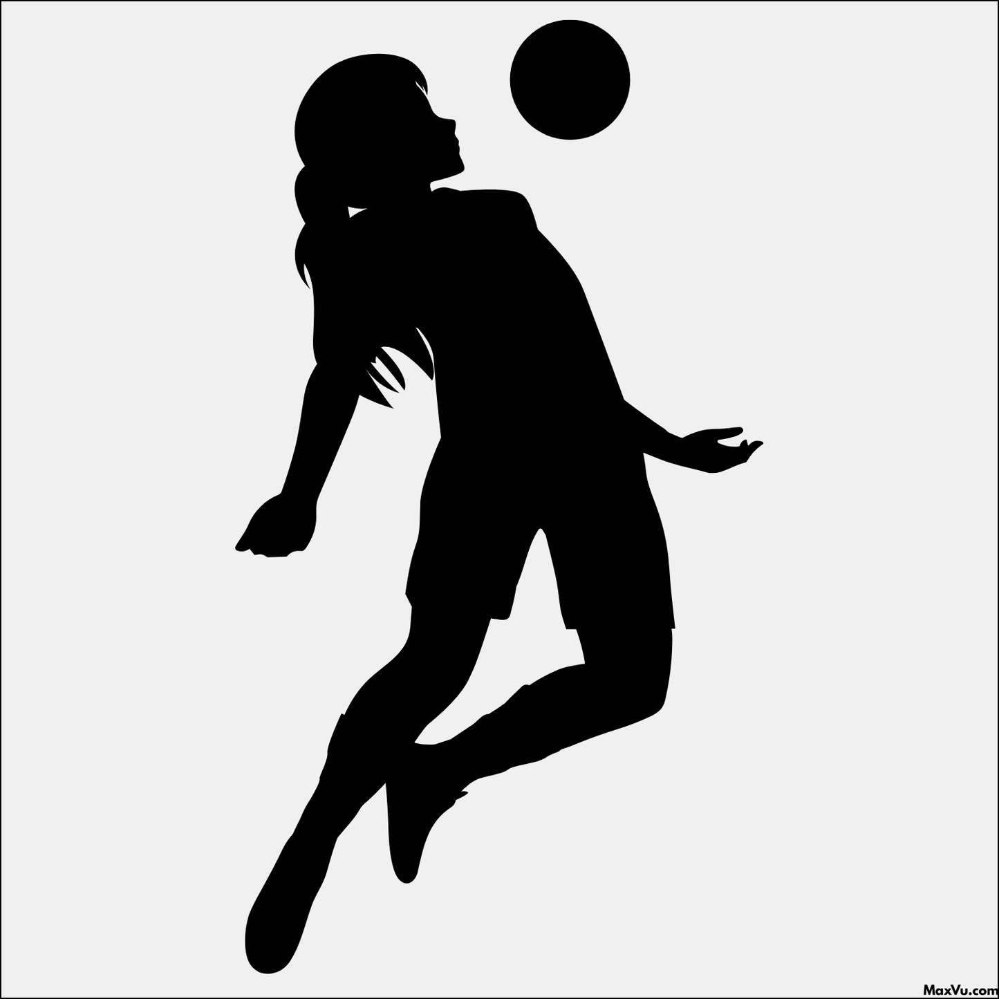 Soccer Girl Chest Trap Wall Decal – Personalized Name & Number