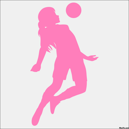 Soccer Girl Chest Trap Wall Decal – Personalized Name & Number