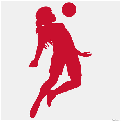 Soccer Girl Chest Trap Wall Decal – Personalized Name & Number
