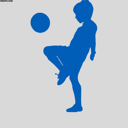 Soccer Player – Dribbling Off the Knee